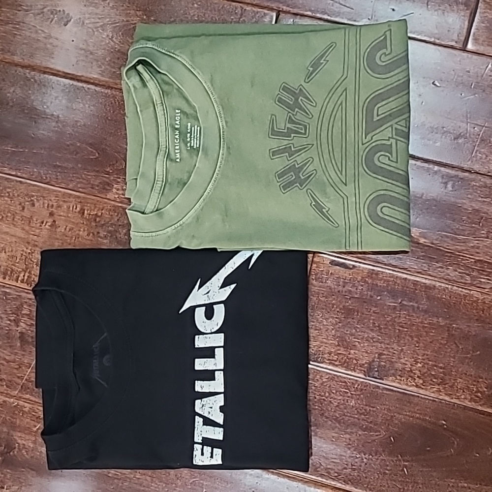 American Eagle & Metallica t-shirts